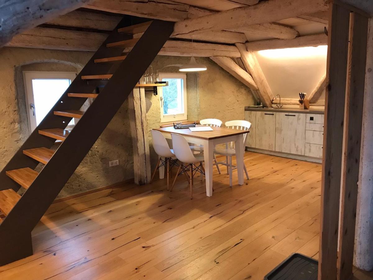 Baumgartners Dreiseithof - Historisch, Modern, Zentral Lägenhet Bad Krozingen Exteriör bild